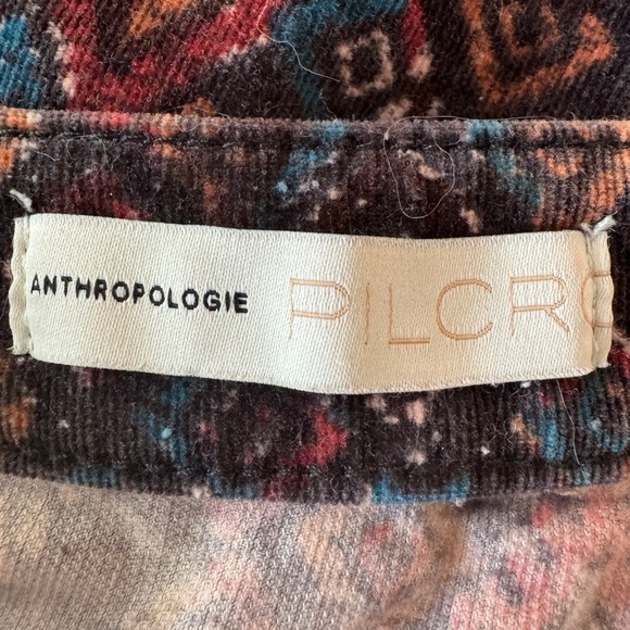Anthropologie pattern, corduroy pants - Picture 6 of 10